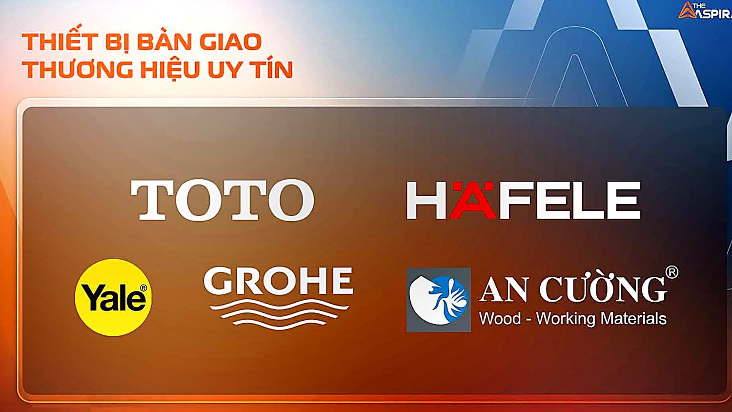 Danh mục thiết bị bàn giao thương hiệu Hafele An Cường