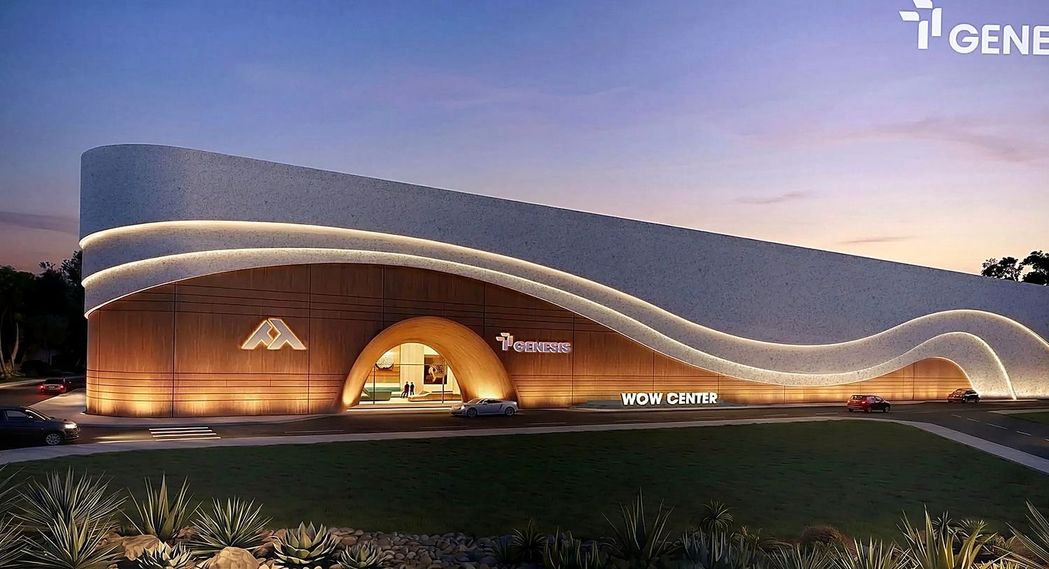 Phối cảnh WOW Center — nhà mẫu TT Genesis