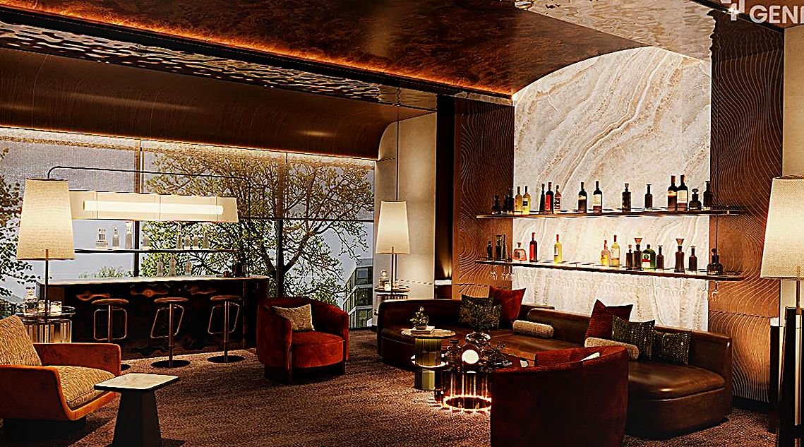 Lounge bar cư dân TT Genesis